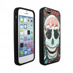 Wholesale iPhone 5C Gummy Design Case (Skull)